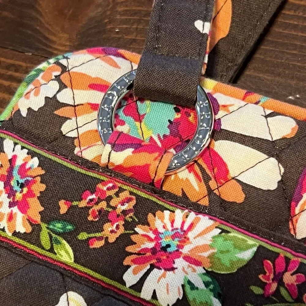 Vintage‎ Vera Bradley Floral Handbag Brown Y2K Quilted 90s Statement Large